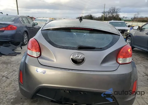 2014 Hyundai Veloster Base W/Black from USA, damaged, VIN KMHTC6AD2EU216453